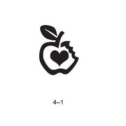 Glitter tattoo stencil Fengda 04-01