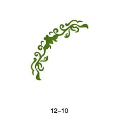 Glitter tattoo stencil Fengda 12-10