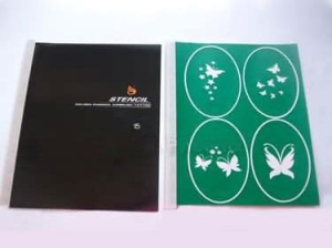 Airbrush tattoo Book of stencils type 15 -new