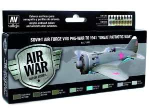 Vallejo Model Air Soviet Set 71196 Pre-War To 1941 - Great Patriotic War (8)
