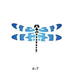 Glitter tattoo stencil Fengda 04-07