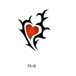 Glitter tattoo stencil Fengda 15-06