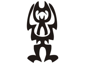 Airbrush tattoo stencil V029