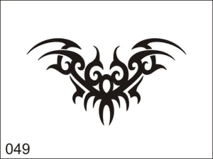 Airbrush tattoo stencil M049