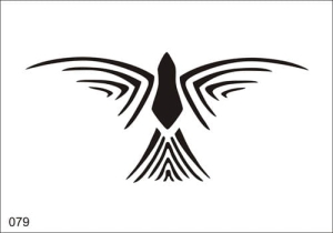 Airbrush tattoo stencil V079