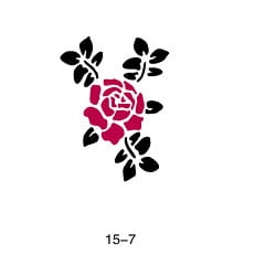 Glitter tattoo stencil Fengda 15-07