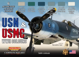 Set LifeColor CS46 USN & USMC WWII Colours