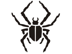 Airbrush tattoo stencil V020