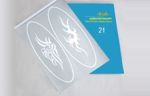 Airbrush tattoo Book of stencils type 21