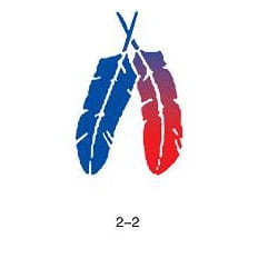 Glitter tattoo stencil Fengda 02-02