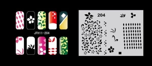 Airbrush nail art stencil Fengda JFH11-204