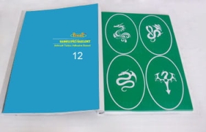 Airbrush tattoo Book of stencils type 12