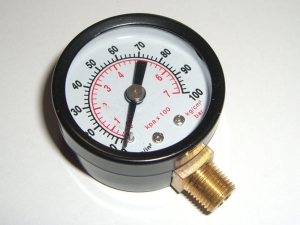 Spare parts: manometer side