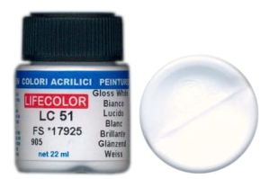 LifeColor LC51 basic gloss white