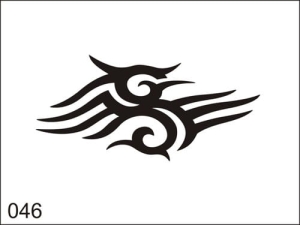 Airbrush tattoo stencil M046