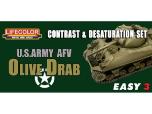 Camouflage Set LifeColor MS03 U.S. ARMY AFV OLIVE DRAB