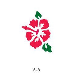 Glitter tattoo stencil Fengda 05-08