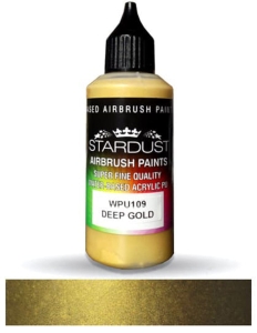 Stardust WPU109 Airbrush PU 1K RC Metallic Color DEEP GOLD 60ml
