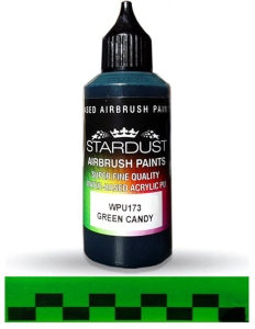 Stardust WPU173 Airbrush PU 1K RC CANDY Color GREEN 60ml