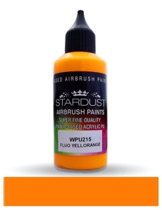 Stardust WPU215 Airbrush PU 1K RC FLUORESCENT Color YELLORANGE 60ml