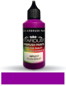 Stardust WPU217 Airbrush PU 1K RC FLUORESCENT Color VIOLET 60ml