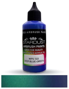 Stardust WPU322 Airbrush PU 1K RC CHAMELEON Color DEEP BLUE-GREEN 60ml