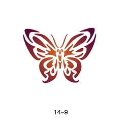 Glitter tattoo stencil Fengda 14-09