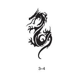 Glitter tattoo stencil Fengda 03-04