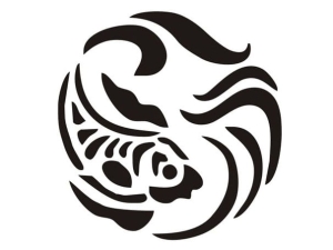 Airbrush tattoo stencil M059