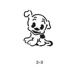 Glitter tattoo stencil Fengda 02-03