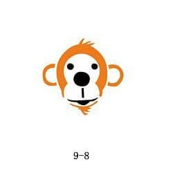 Glitter tattoo stencil Fengda 09-08