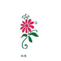 Glitter tattoo stencil Fengda 04-06