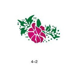 Glitter tattoo stencil Fengda 04-02