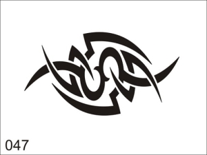 Airbrush tattoo stencil V047