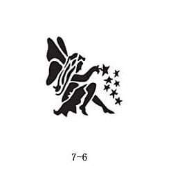 Glitter tattoo stencil Fengda 07-06