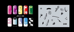 Airbrush nail art stencil Fengda JFH12-240