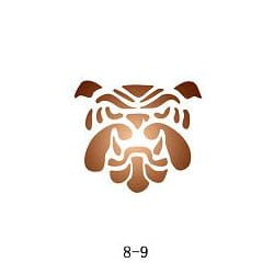 Glitter tattoo stencil Fengda 08-09