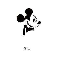 Glitter tattoo stencil Fengda 09-01