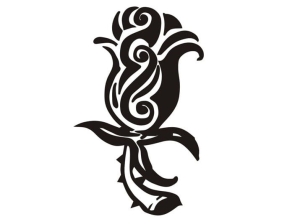 Airbrush tattoo stencil V054