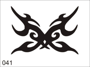 Airbrush tattoo stencil V041