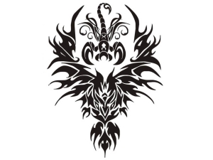 Airbrush tattoo stencil V071