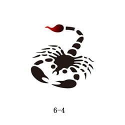 Glitter tattoo stencil Fengda 06-04