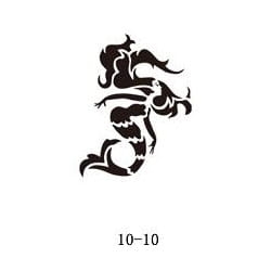Glitter tattoo stencil Fengda 10-10