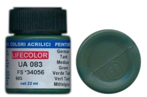 LifeColor UA083 mimetic medium german tank green