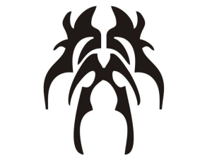 Airbrush tattoo stencil V032