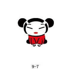 Glitter tattoo stencil Fengda 09-07