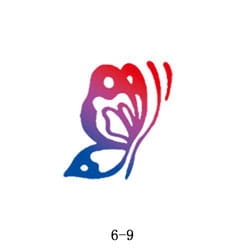 Glitter tattoo stencil Fengda 06-09