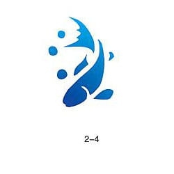 Glitter tattoo stencil Fengda 02-04