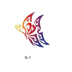 Glitter tattoo stencil Fengda 05-01