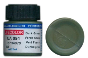 LifeColor UA091 mimetic dark green